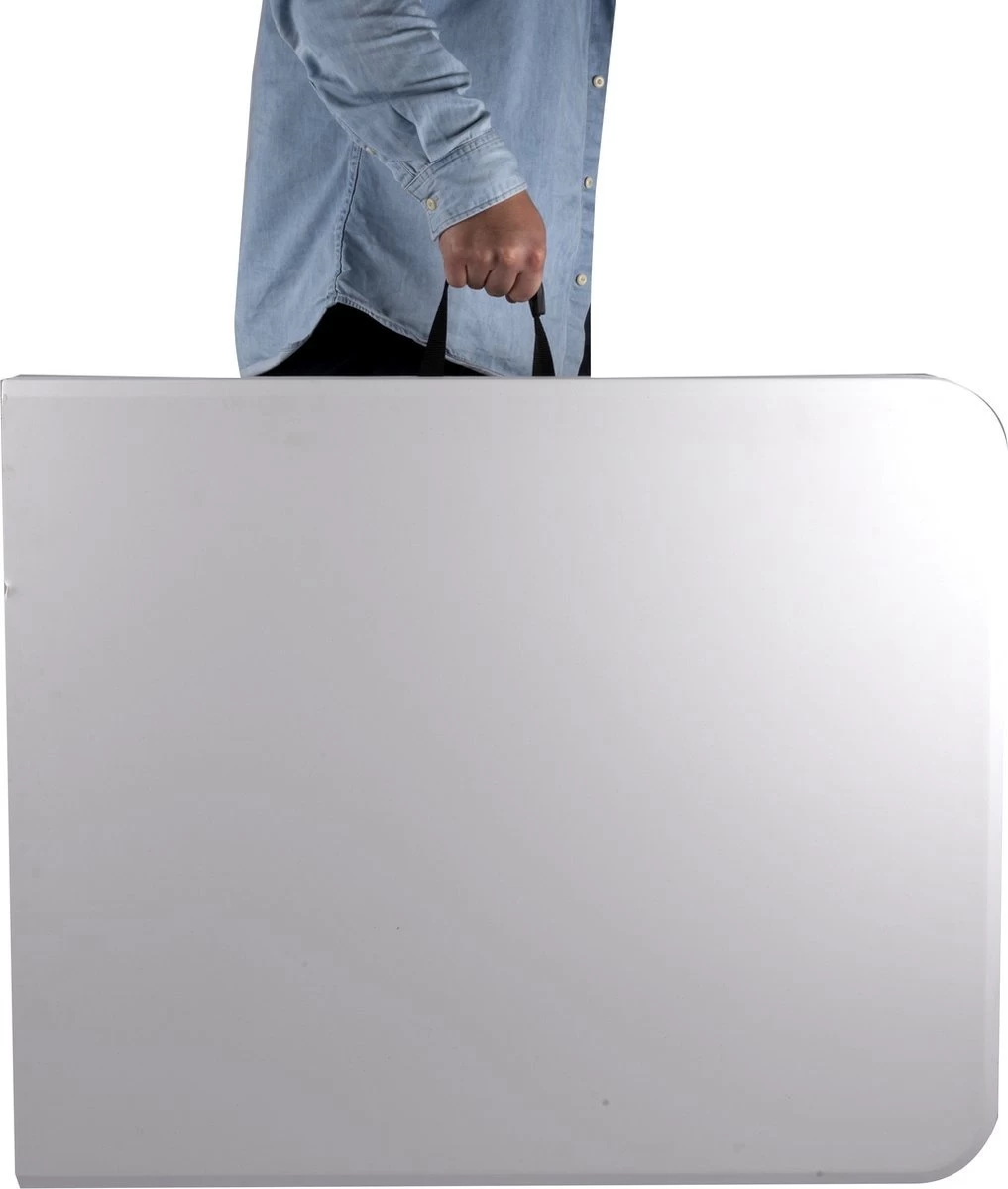 MaxxGarden Vouwtafel - Opvouwbare Kampeer Tafel - Tuin - Camping - Binnen - Weersbestendig - 180 X 74 X 74cm- Wit - Image 11