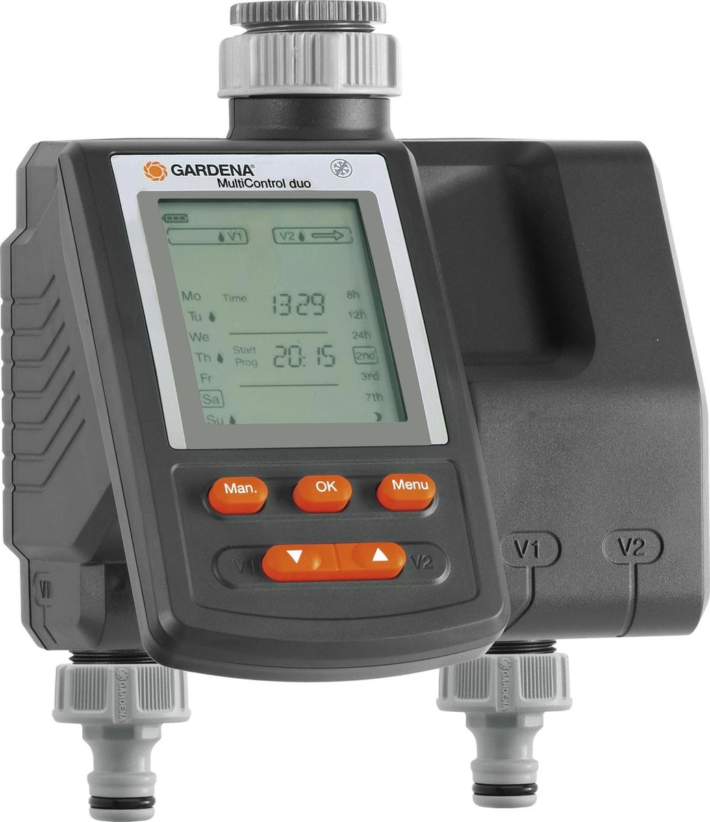 GARDENA Besproeiingsomputer MultiControl Duo - 3 Besproeiingen Per Dag - 1min Tot 3u 59min. - Image 14