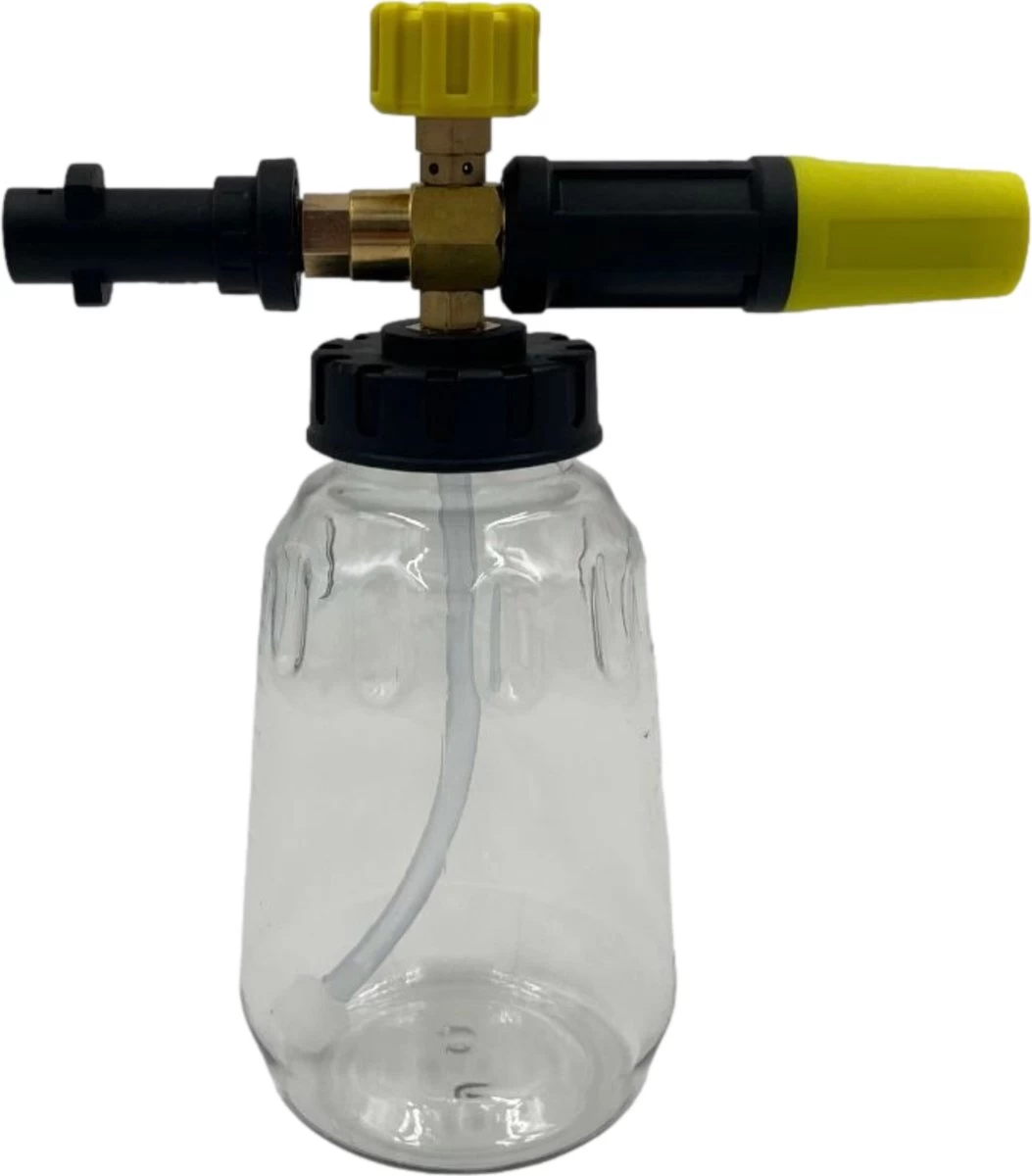 Jatso® Foam Cannon - Snow Foam - Foam Gun - Schuimlans - Foam Gun Auto - Foam Lance - Schuimsproeier - Snow Foam Cannon - Past Op Karcher K1 T/m K7 - Messing - Afneembaar Pistool - Image 2