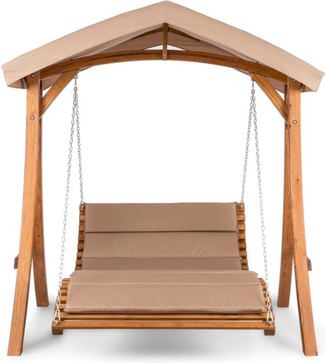 Bermuda Hollywoodschommel Tuinschommelbank 130 Cm 2-zits Zonneluifel - Image 5