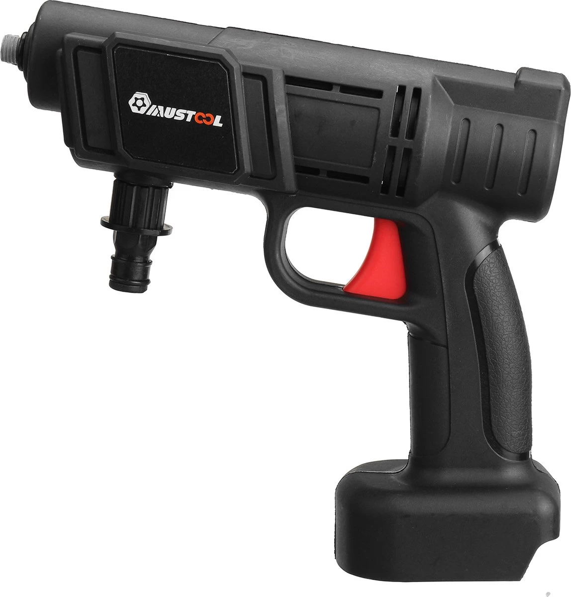 Merkloos Elektrische Accu-Hogedrukreiniger - 1.2mpa - Multifunctioneel Mondstuk - Draagbaar Oplaadbaar Snoerloos - Reinigingsspuitpistool - Met Rijke Accessoires - Voor Auto, Tuin, Terras, Raam - Zwart - Image 10