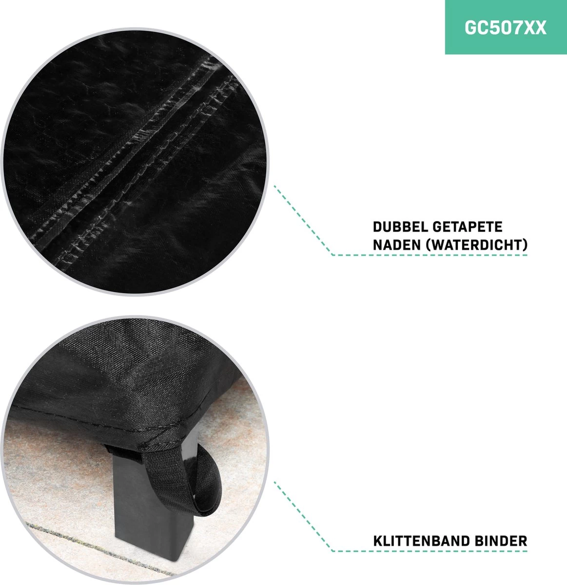 VONROC Premium Tuintafel Hoes – 225x105x75cm – Beschermhoes Voor Tuintafel - Image 3