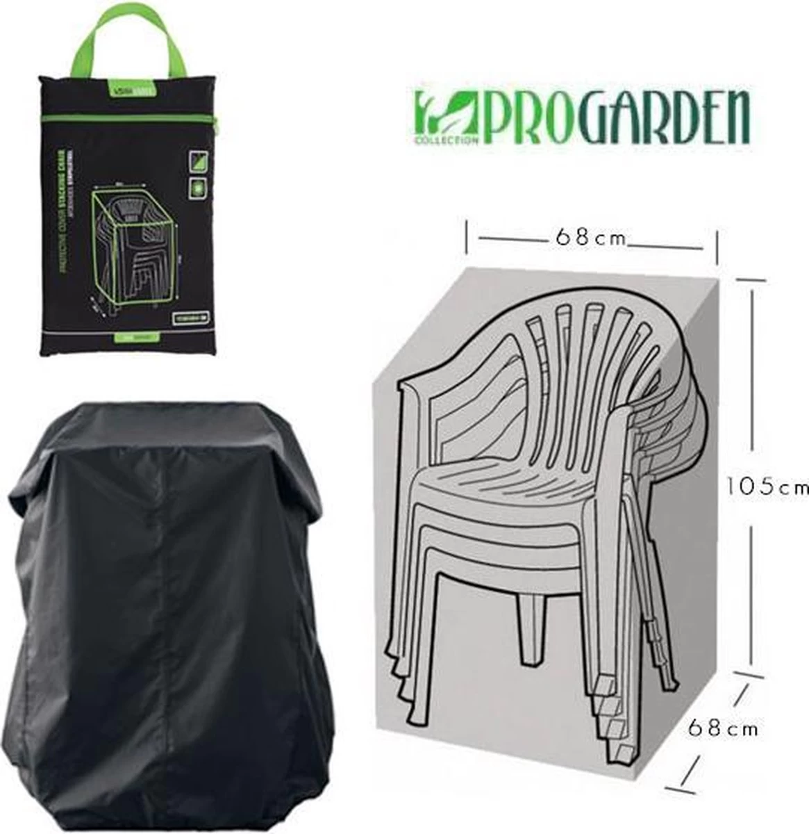 Pro Garden ProGarden Opberghoes Tuinstoelen | 68 X 68 X 105 Cm - Image 2