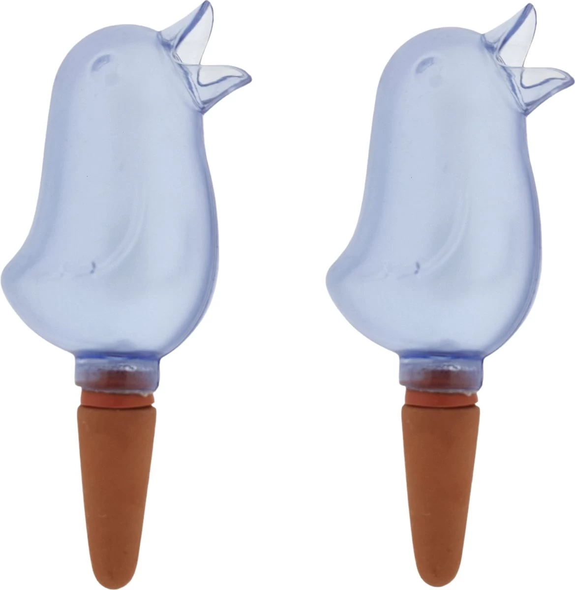 JS Drippy - Waterdruppelaars Set Van 2 Stuks - Druppelaar Vogel - Druppelsysteem Planten - Watergeefsysteem Kamerplanten - Waterbol - Blauw - Image 2