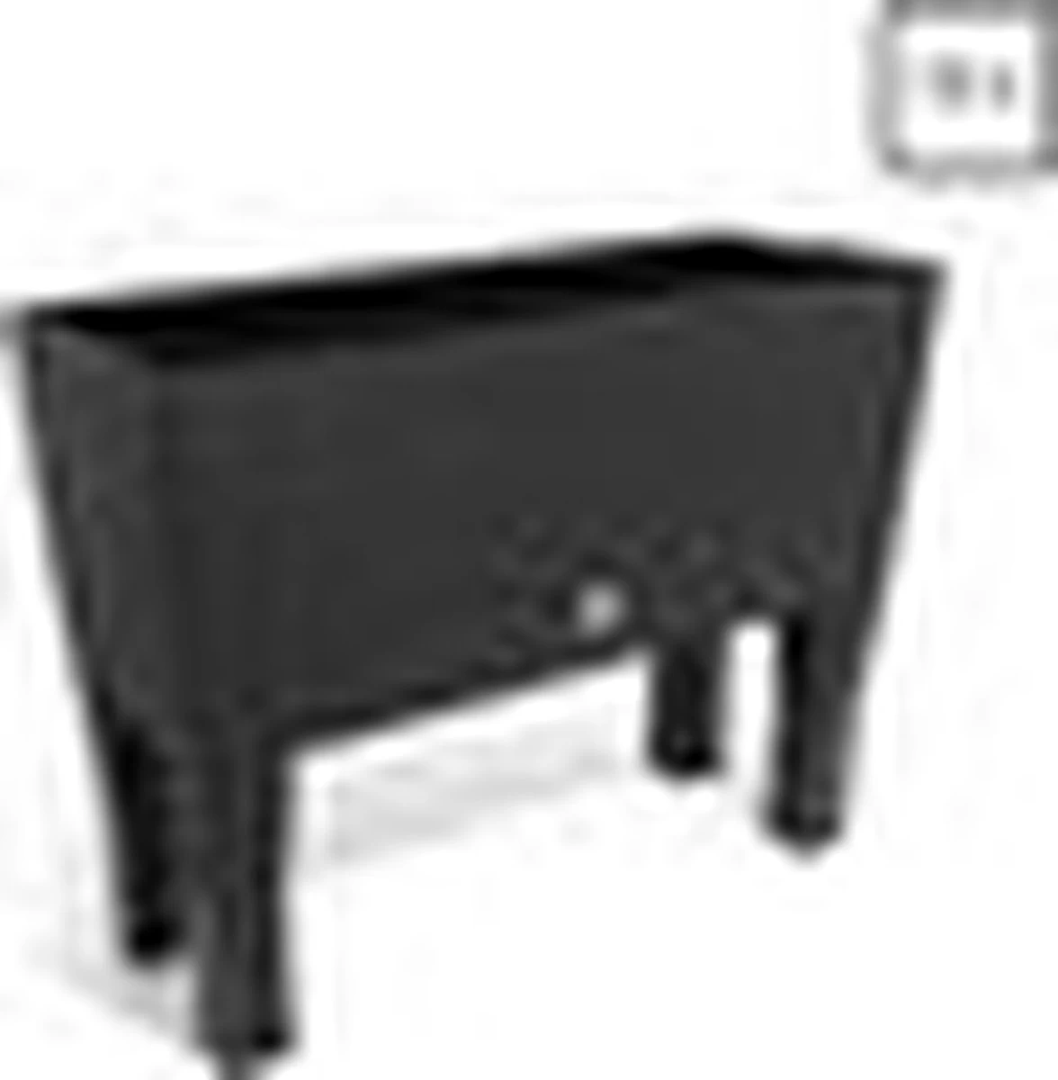 Prosperplast Kunststof Rato Plantenbak Op Poten Met Irrigatiesysteem Antraciet 80 X 33 X 62 Cm - 72 Liter - Balkonbakken/bloembakken - Image 11