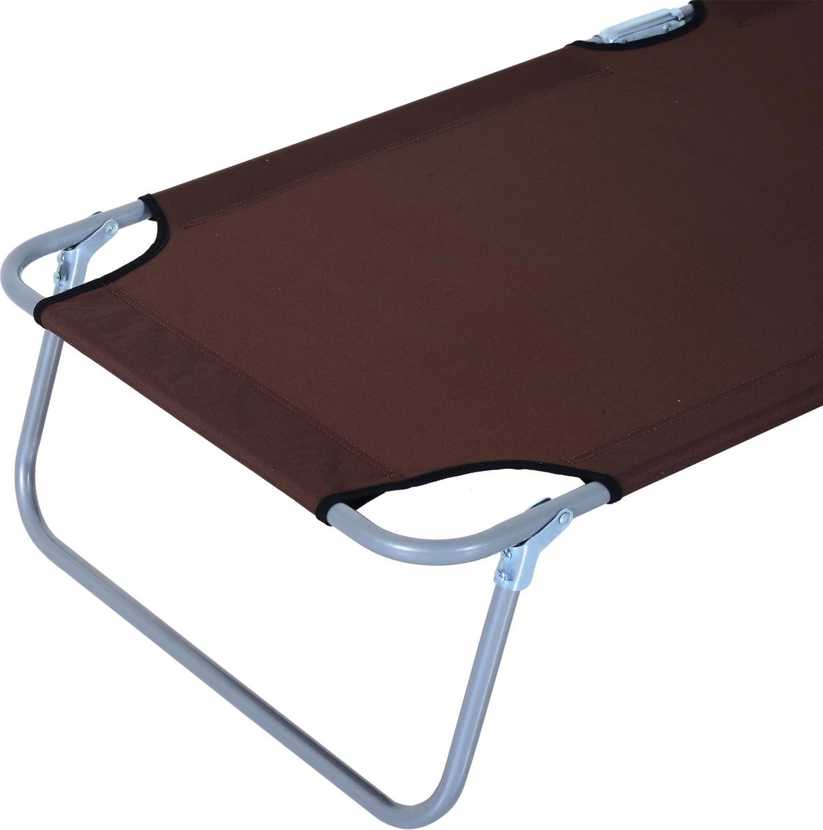 Outsunny Ligstoel Ligbank Voor Buiten Ligstoel Voor Op Het Strand Inklapbaar Met Zonnedak 3 Kleuren 84B-001 - Image 10