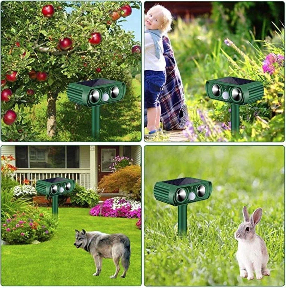 Igoods Kattenverjager Op Zonneenergie - Kattenschrik - Katten Afweermiddel - Image 7