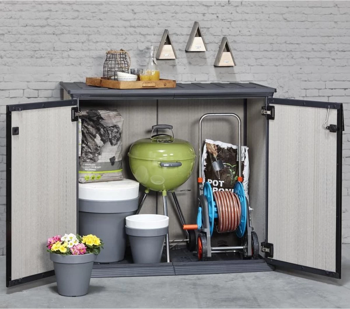 Keter Patio Store Opbergkast - 139,5x77x120cm - Grijs - Image 9