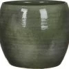 Mica Decorations Lester Bloempot - H18 X Ø20 Cm - Terracotta - Groen