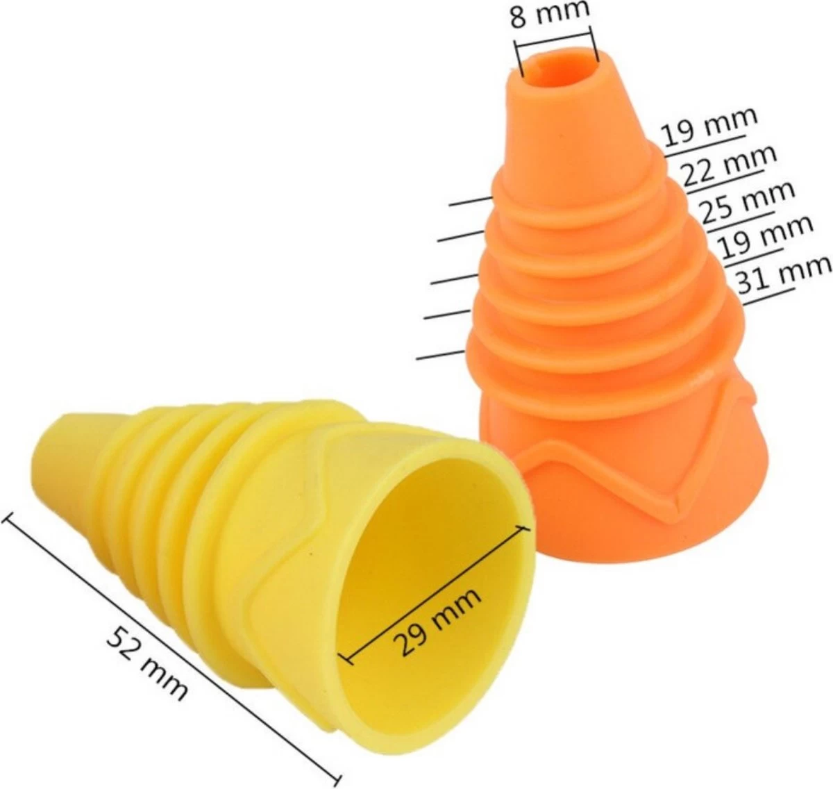 Merkloos Fruitvliegjes Vanger - Vliegenvanger - Vliegenverjager Voor Op Tafel - Rouwvliegjes Bestrijden - Vliegen - Siliconen - Fruitvliegjes Vallen - 2 Stuks - Image 4