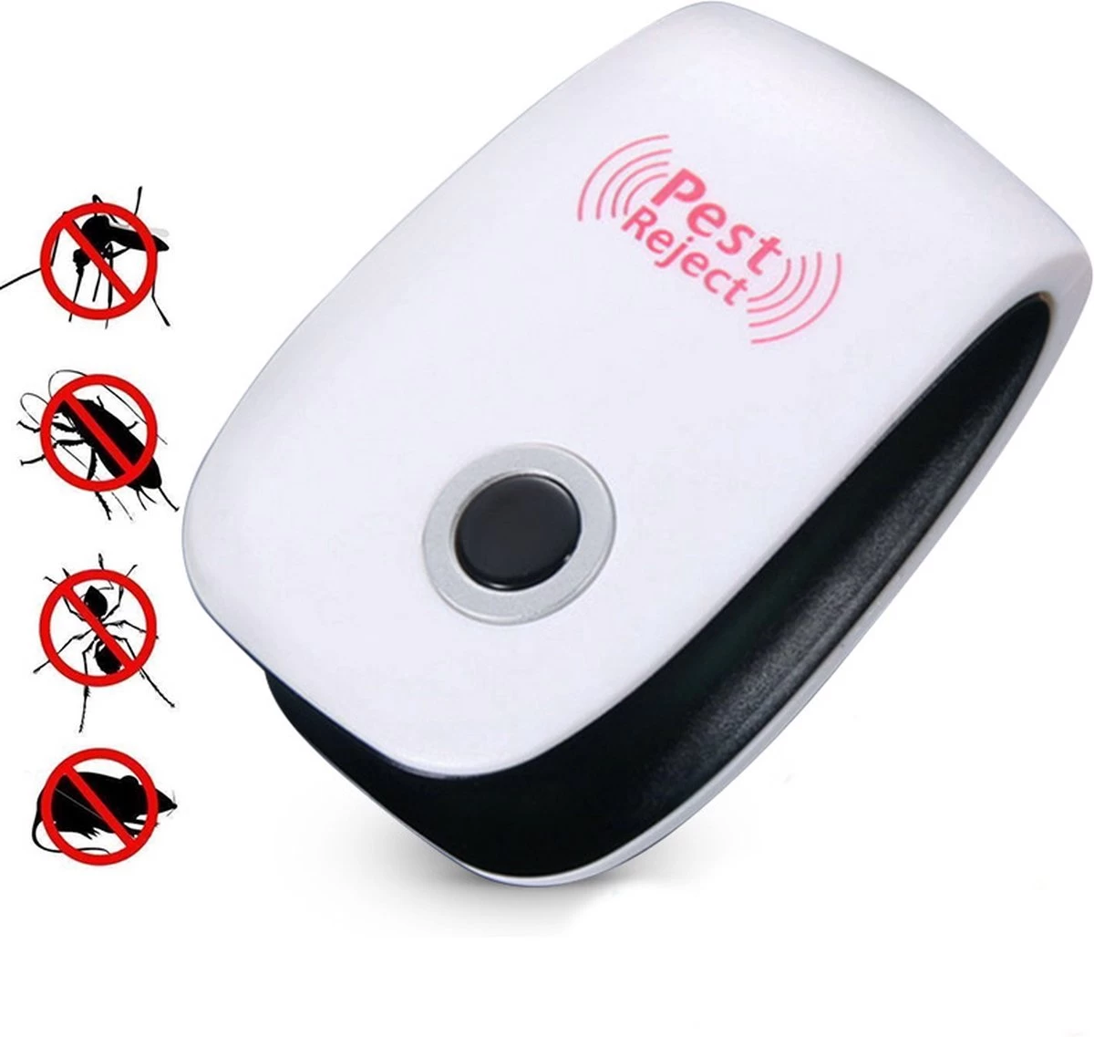 4-Pack Pest Reject Ongedierte Verjager Met Ultrasone Geluiden - Muizenverjager & Marterverjager - Vliegenverjager, Spinnenverjager & Muggenstekker - Pest Reject Ratten Verjagers - Image 2