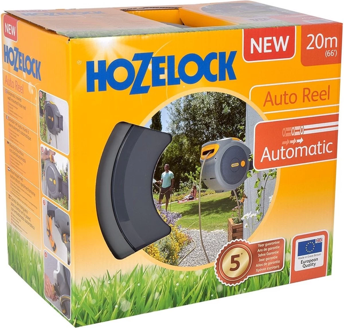 Hozelock AutoReel Slangenhouder / Wandslangbox 20m - Ø12,5mm - Image 2