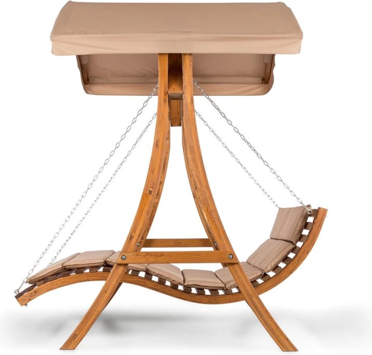 Bermuda Hollywoodschommel Tuinschommelbank 130 Cm 2-zits Zonneluifel - Image 6