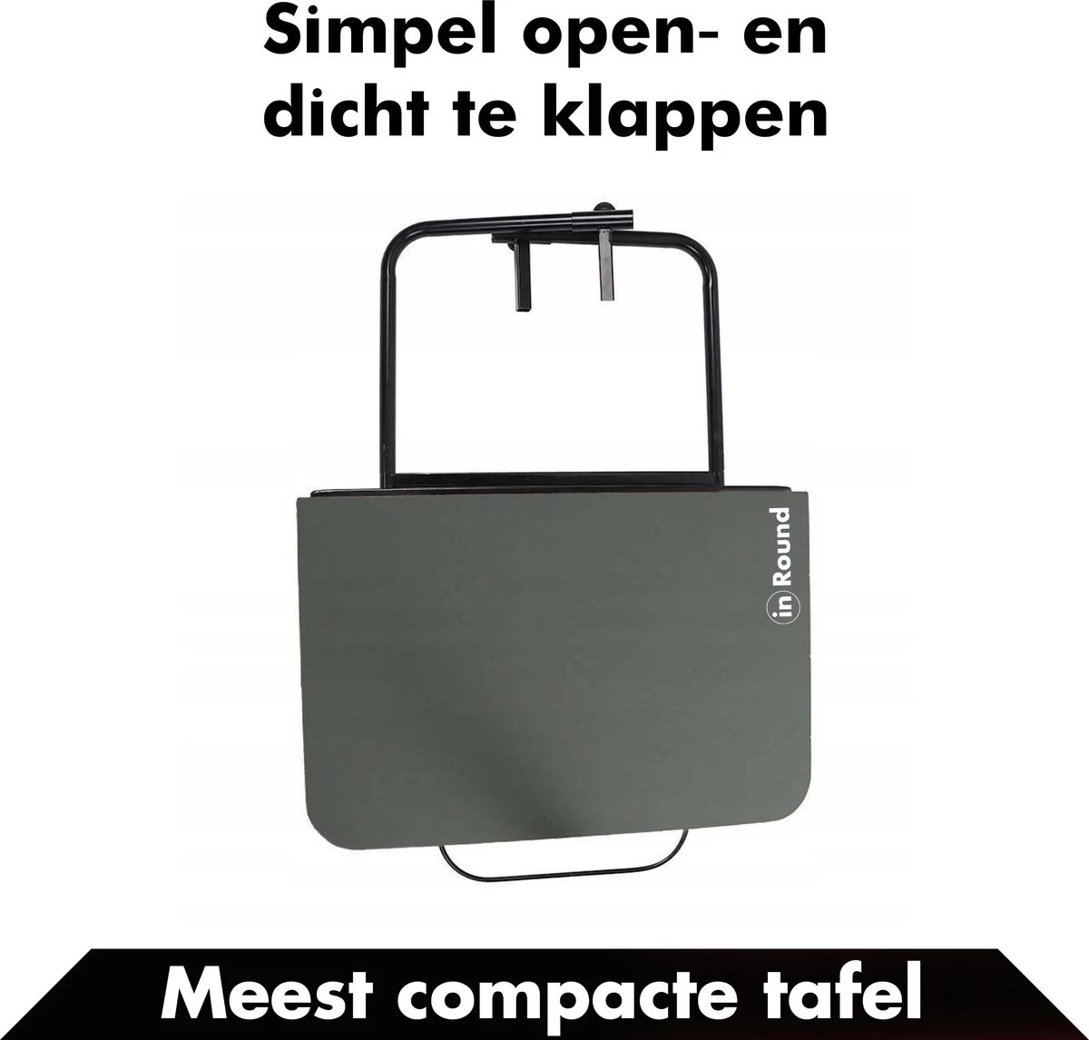 Balkontafel Inklapbaar – Zwart – 60 X 60 X 70 Cm – Hout Balkontafeltje Hangend Balkonbar Balkontafels Opklapbaar Hangtafel Balcony Table – Ophangbaar Voor Aan Het Balkon – Vouwtafel Wandtafel Inklapbare Tafel – Bijzettafel – Buiten Tafeltje Klaptafel - Image 3