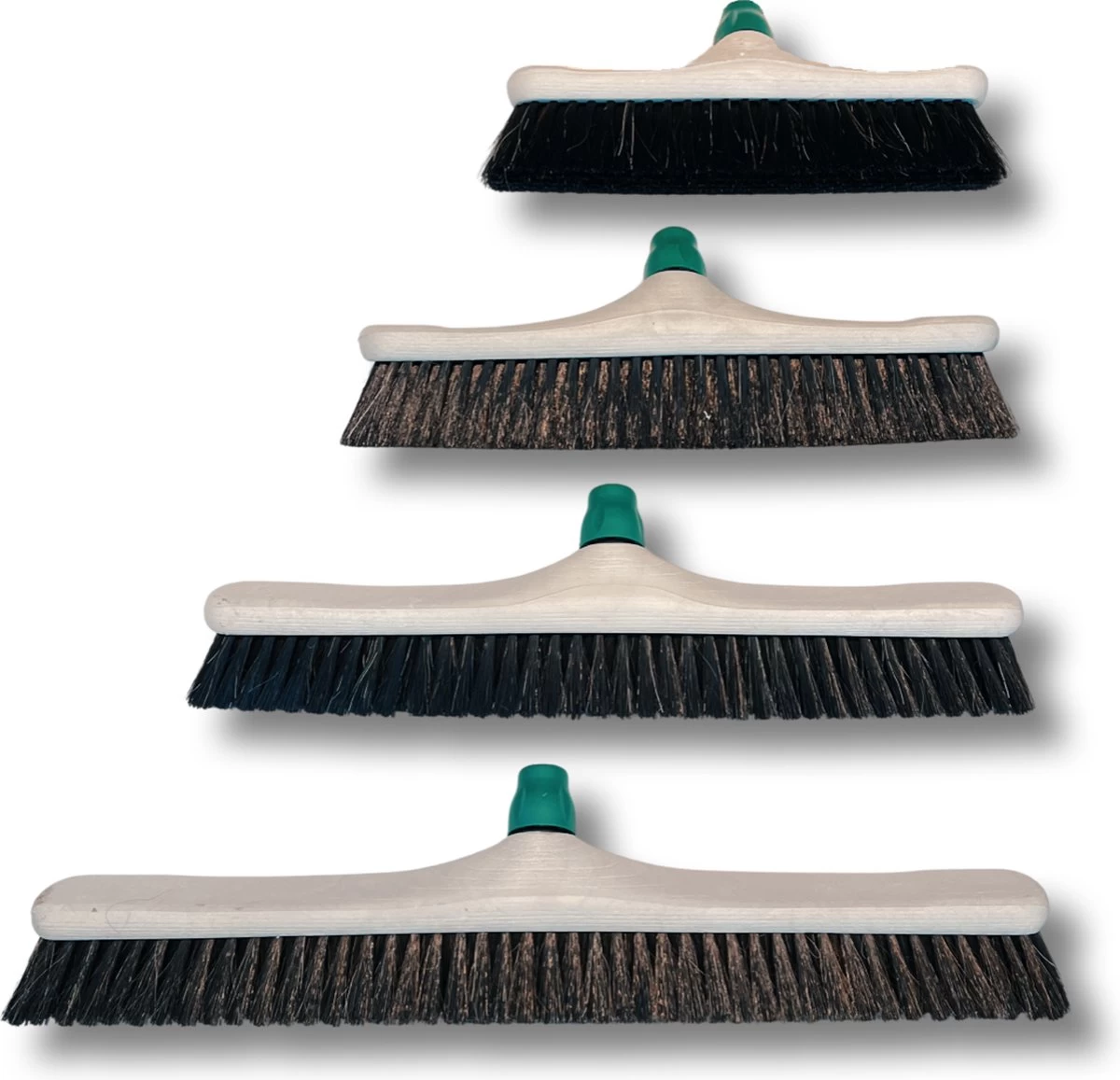 MAUS Bezem Binnen 50cm - Zachte Paardenhaar Zaalveger Met Steel 150cm - Gerecycled - Made In EU - Zeer Robuust - Image 3