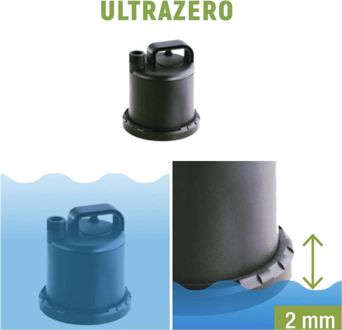 Sicce Ultra Zero - Vlakzuiger - Dompelpomp - Wateroverlast - 3000 L/h - Image 2