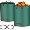 Goliving Tuinafvalzak - Set Van 2- Tuinafvalzakken Opvouwbaar - Tuinzak - Tuinafvalemmer - 2x 280 Liter - Groen