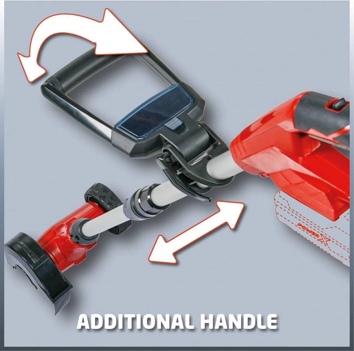 Einhell Accu Voegenreiniger GE-CC 18 Li-Solo Power X-Change (Li-Ion - 18 V - 1200 T/min - Borsteldiameter 10 Cm - Incl. Staal- En Nylonborstel - Zonder Accu En Lader) - Image 17