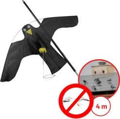Orange85 Vogelverjager - Duivenverjager - Vlieger - Kraai - 4 Meter - Tegen Meeuwen - Kite Hawk - Meeuwen Verjagen - Dak - Vogelverschrikker