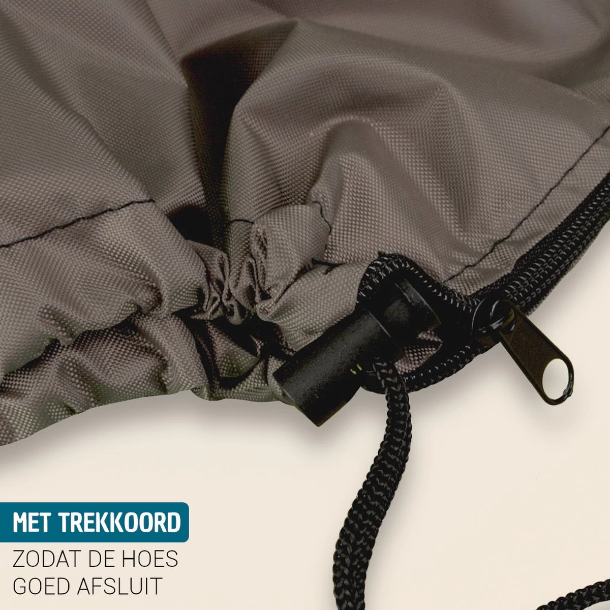 Vannons - Parasolhoes - Parasolhoes Staande Parasol - Max. 3.5 Meter - Zwart/Bruin - Image 2