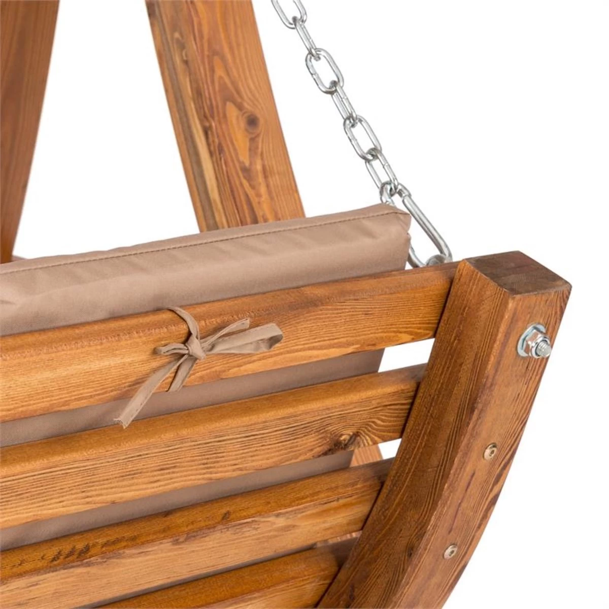 Bermuda Hollywoodschommel Tuinschommelbank 130 Cm 2-zits Zonneluifel - Image 2