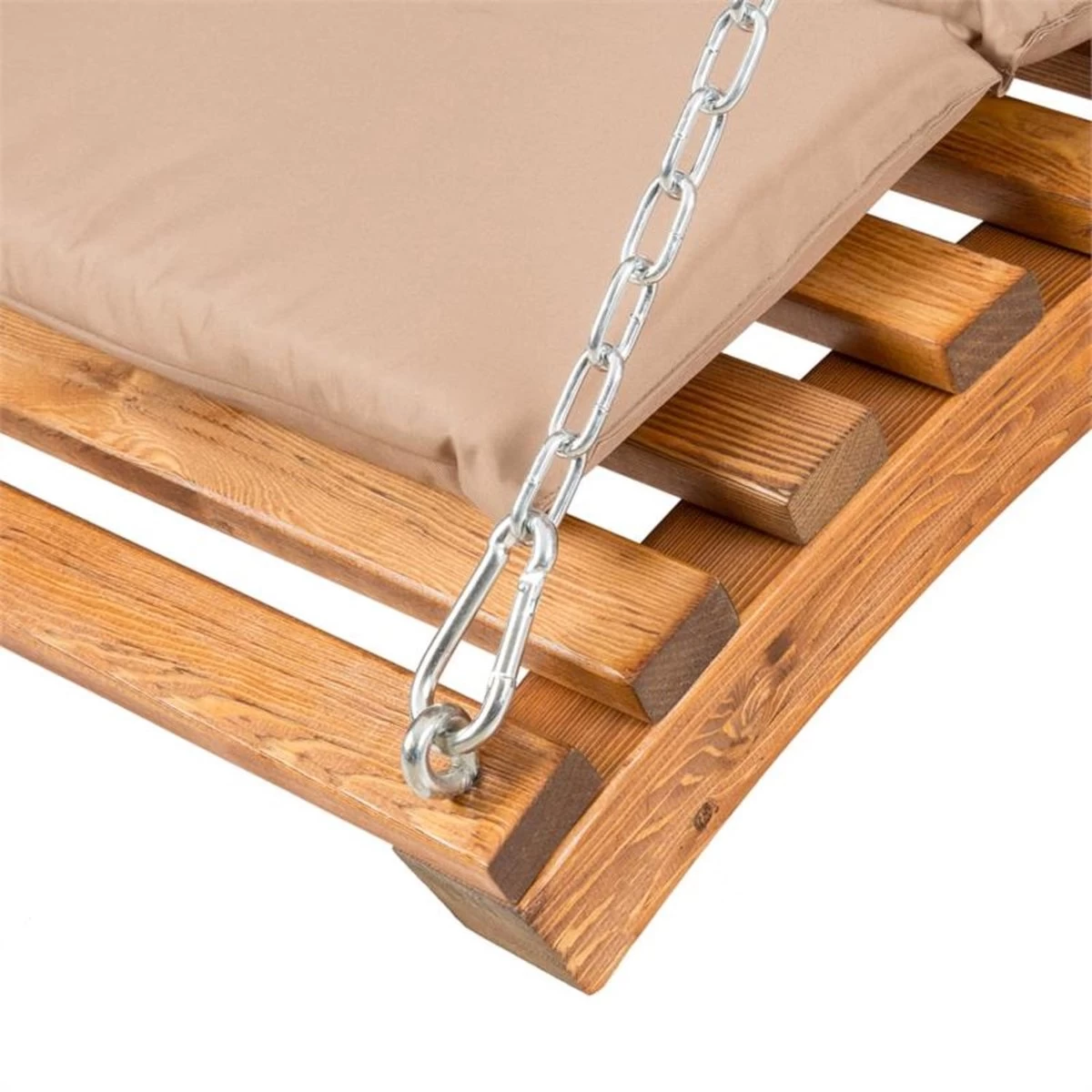 Bermuda Hollywoodschommel Tuinschommelbank 130 Cm 2-zits Zonneluifel - Image 3