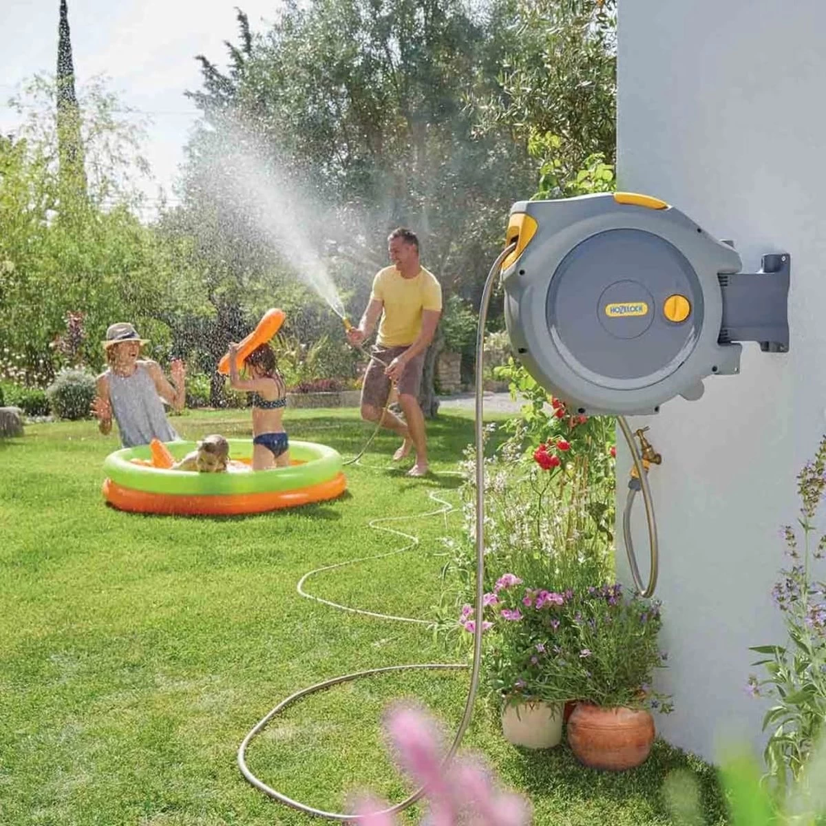 Hozelock AutoReel Slangenhouder / Wandslangbox 20m - Ø12,5mm - Image 9