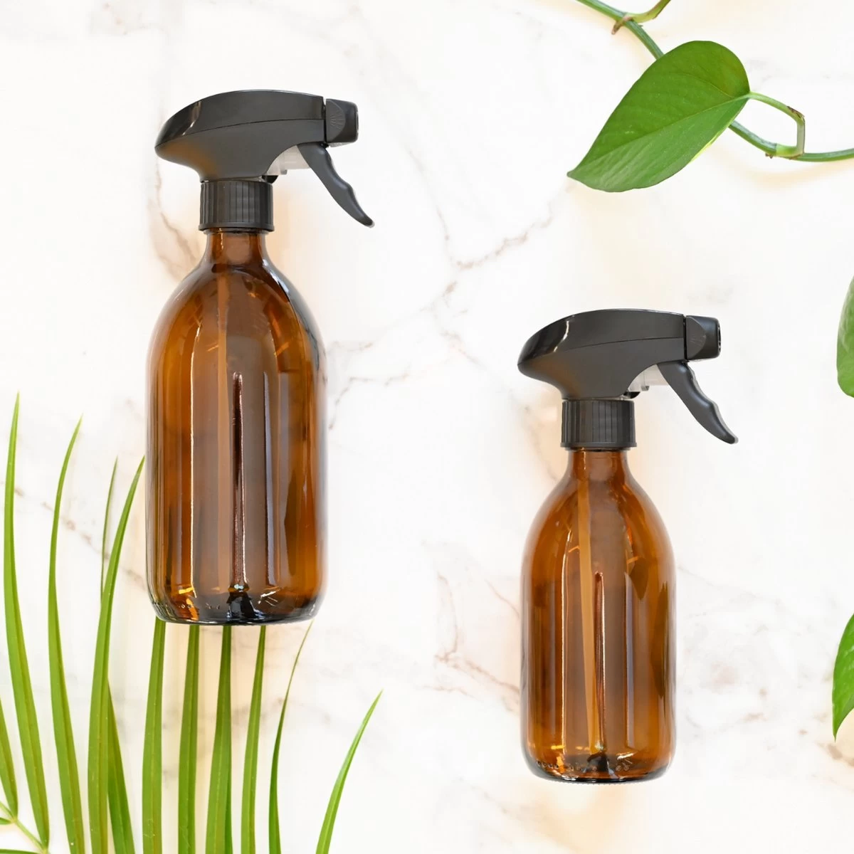 Groeikruid® Plantenspuit | 500 Ml Amber Glas | Met Zwarte Spraykop | Plantensproeier Binnen | Waterverstuiver | Verstuiver | Waterspuit - Image 6