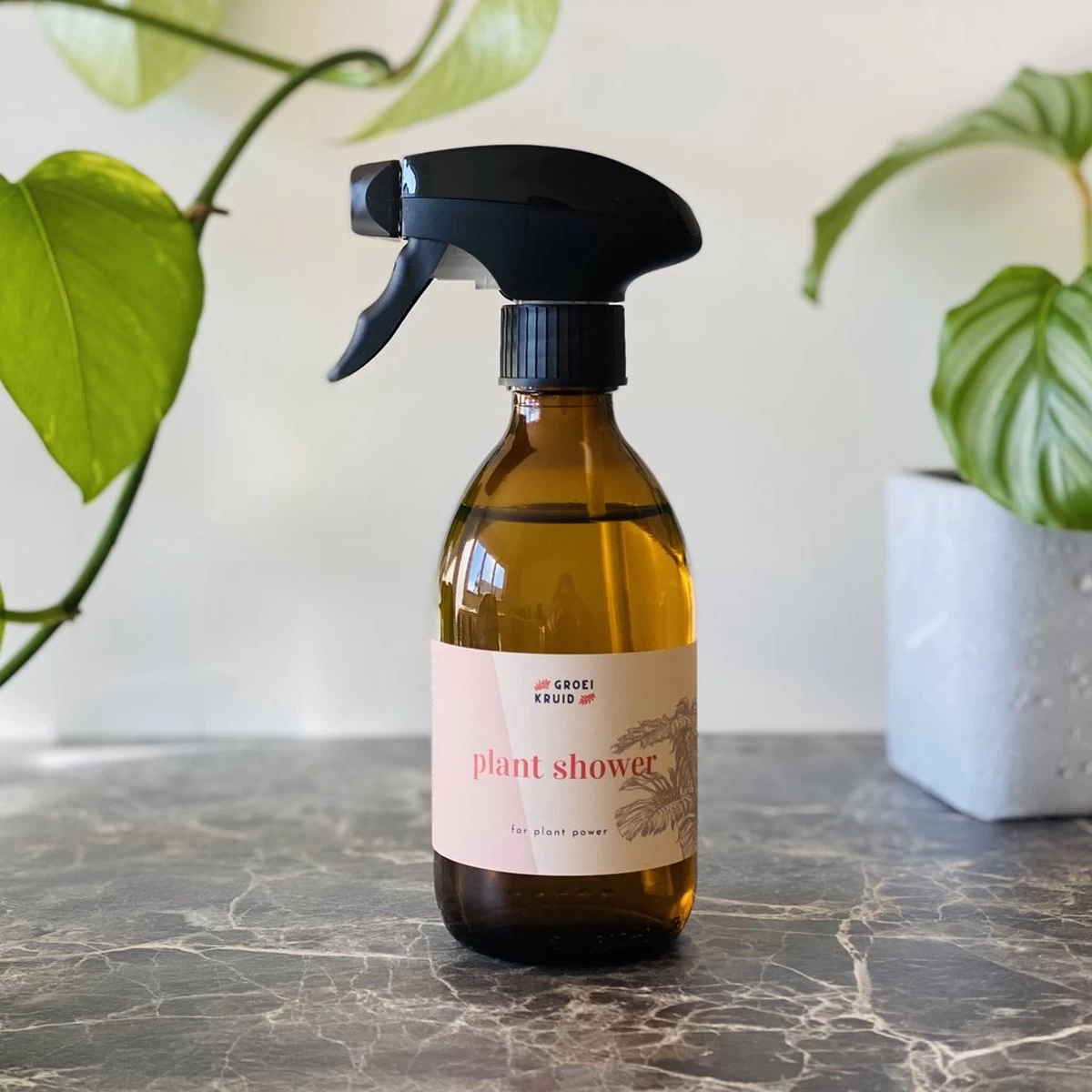 Groeikruid® Haarspuit | 300 Ml Amber Glas Met Vernevelaar | Kappersspuit | Kappersspuit | Waterspuit Haar | Haarspray - Image 3