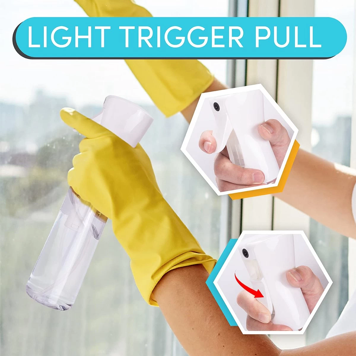 Allsa Mist Verstuiver - Mist Sprayer - Planten Spuit - Continuous Spray - Zwart - Image 4