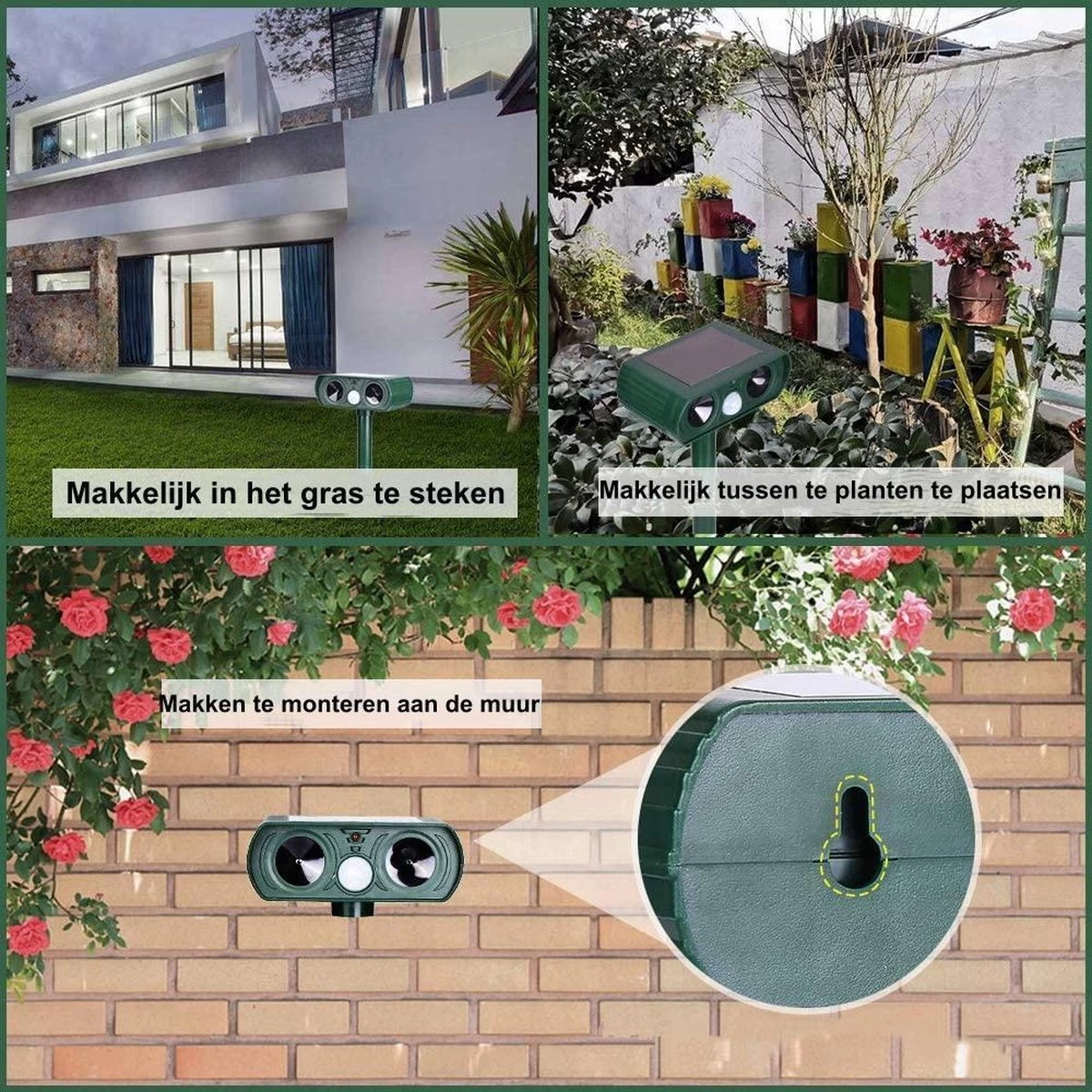 Igoods Kattenverjager Op Zonneenergie - Kattenschrik - Katten Afweermiddel - Image 6