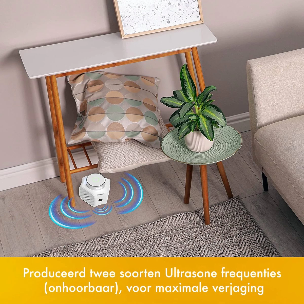 Dynabright Verjager® Muizenverjager - Ultrasone Verjager - Ultrasonische Ongedierte Verjager - 360 Graden & 4 Modi - Insecten Bestrijden - Pest Repeller - Oplaadbaar - PRO Versie - Image 4