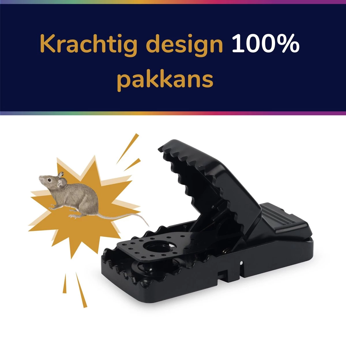 Wonact Muizenval - Muizenklem - Muizenverjager - 6 Stuks – Kunststof - 100% Pakkans - Voor Binnen En Buiten - Image 4