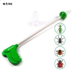 WOTRE Spinnenvanger - Insectenvanger - Spinnen Verjager - Groene Spinnenvanger Lange Steel - Diervriendelijke Spider Catcher