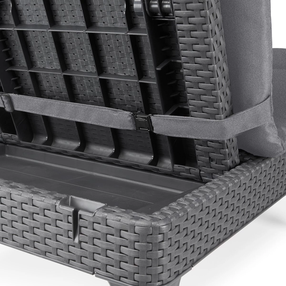 Allibert Jaipur Ligbed - 58x187,5x29 Cm - Grafiet - Image 3