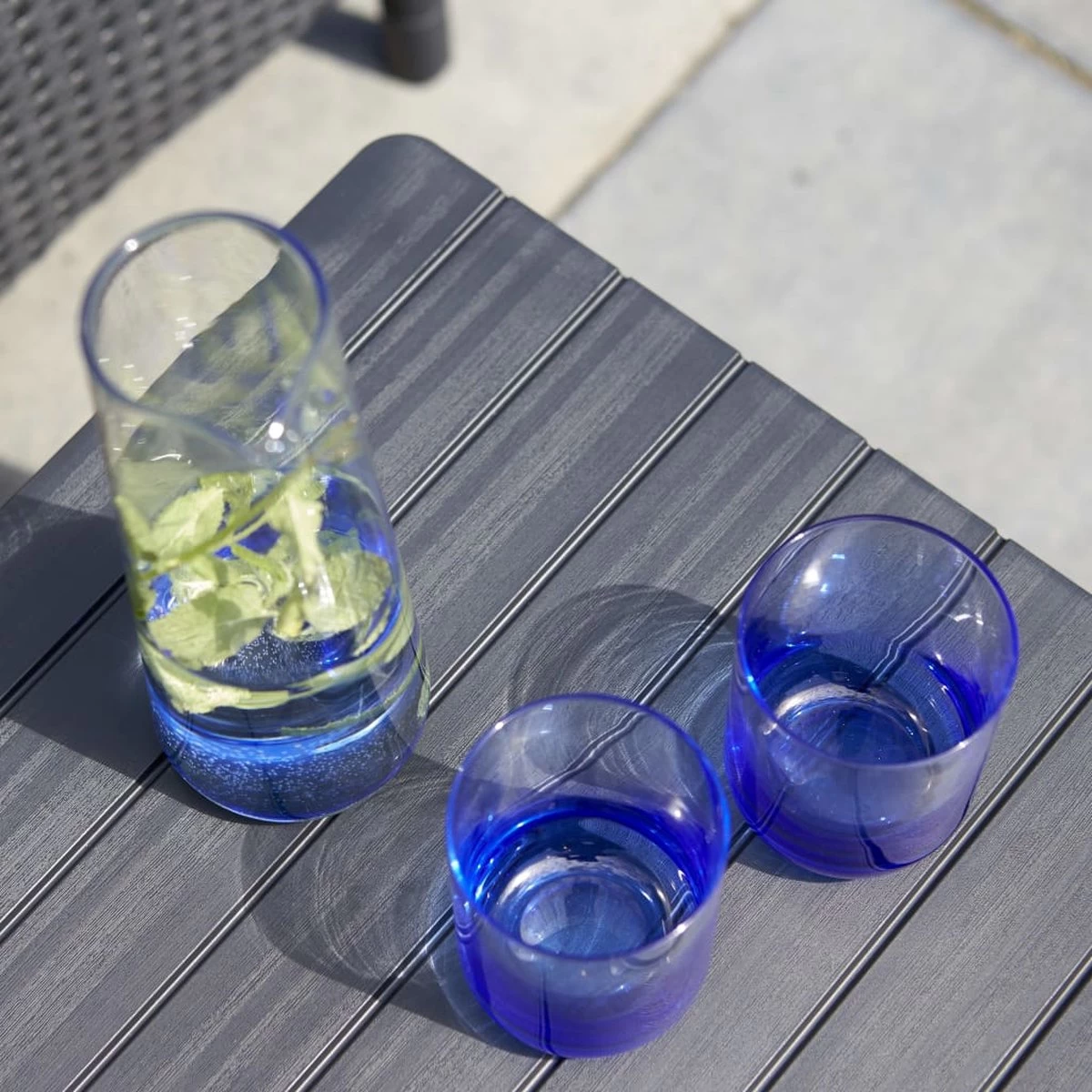 Allibert Lyon Tuintafel - 116x71,5x66/40 Cm - Grafiet - Image 8