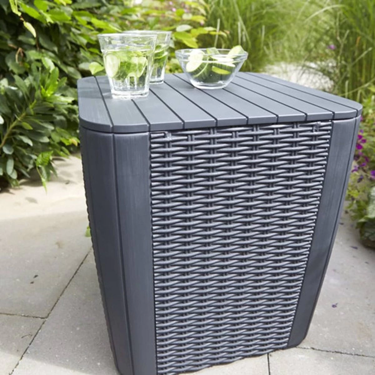 ALLIBERT Keter Luzon Opbergtafel - 39x39x43cm - Donkergrijs - Image 10