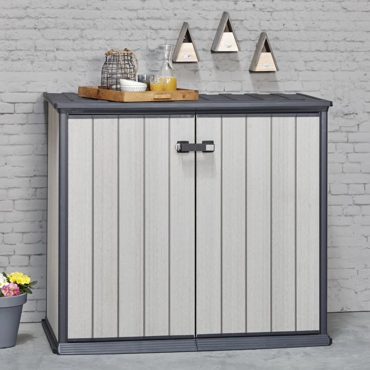 Keter Patio Store Opbergkast - 139,5x77x120cm - Grijs - Image 3
