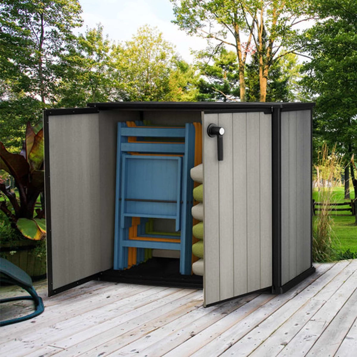 Keter Patio Store Opbergkast - 139,5x77x120cm - Grijs - Image 10