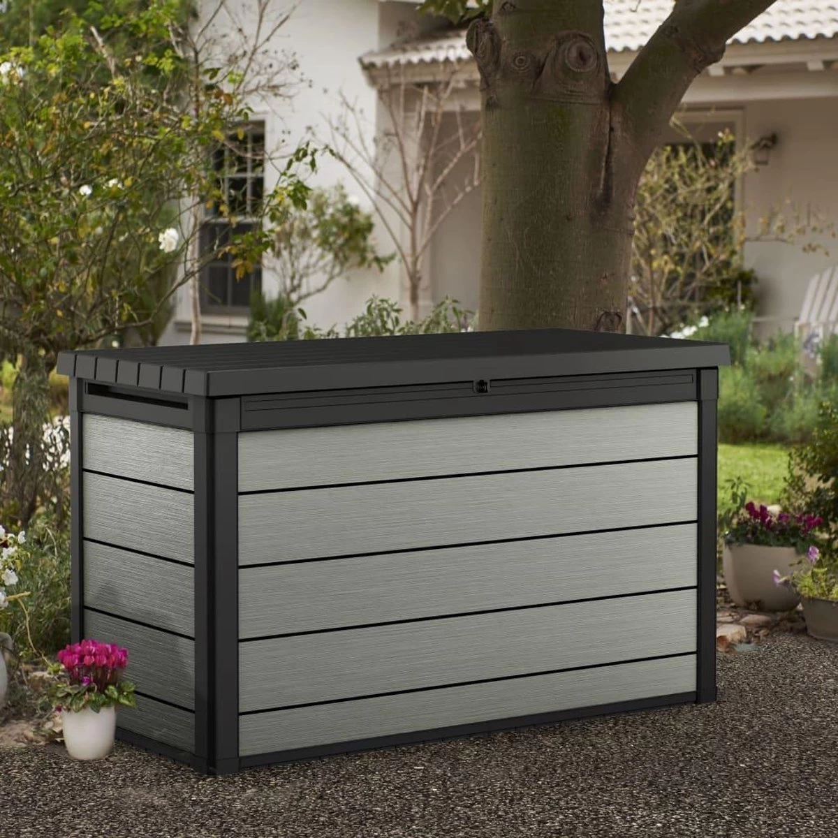 Keter Denali Opbergbox - 757L - 152x73x90cm - Grafiet - Image 2