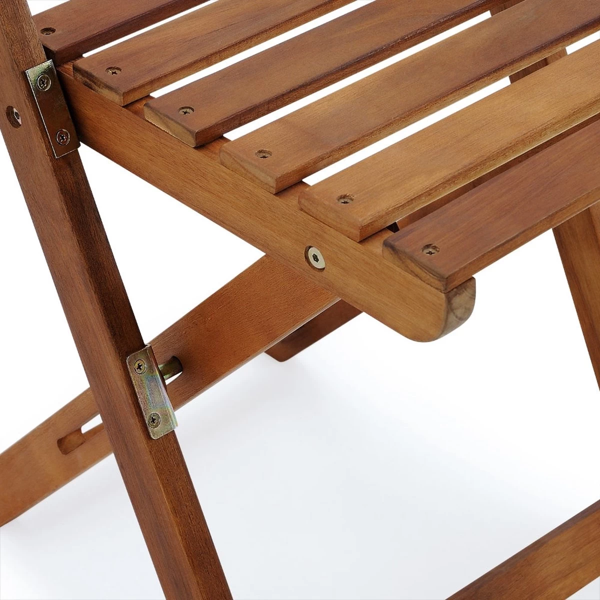 Merkloos Balkonset 3-delig - Acacia Hout - Image 2