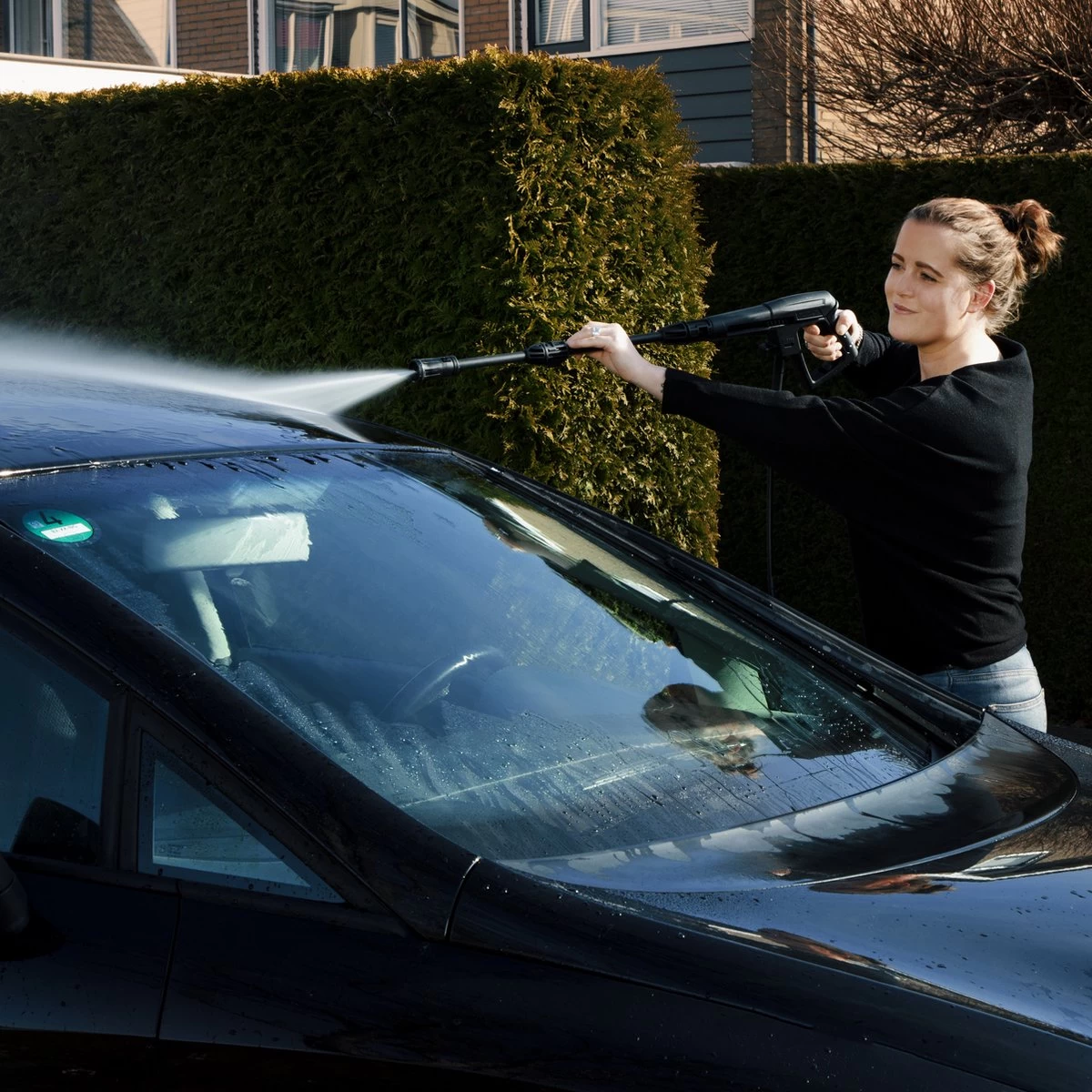 VONROC Hogedrukreiniger V14C-1 - 1400W – 110 Bar – 390 L/h – Compact - Incl. 5m Slang, Spuitstukken En Accessoires - Image 4