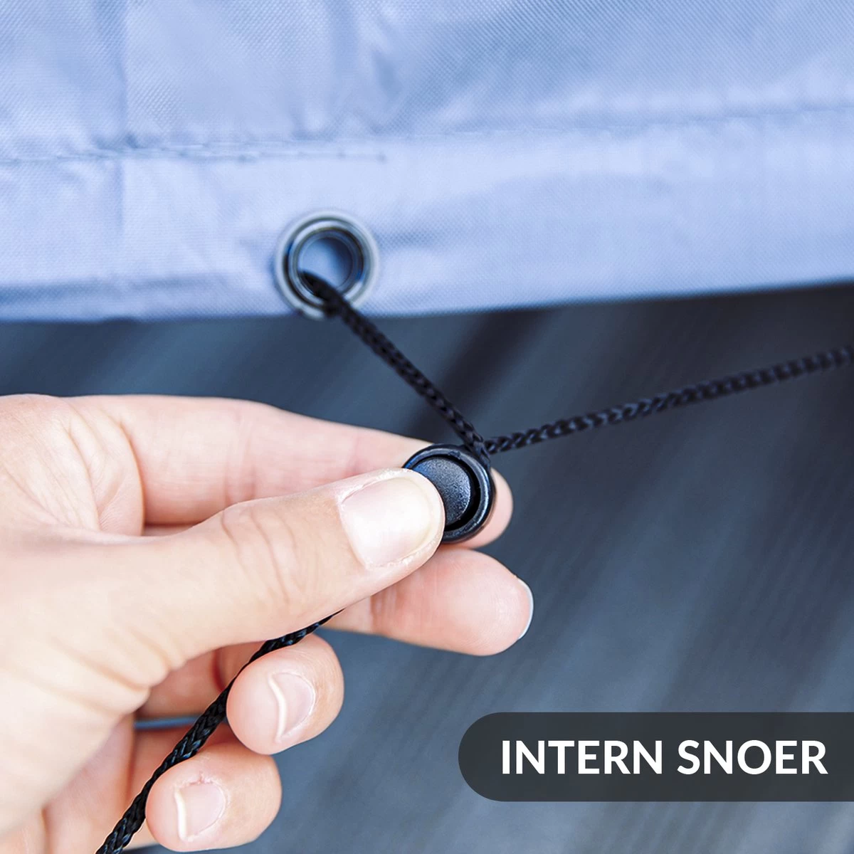 Chefarone Beschermhoes Tuinstoelen - Tuinstoelen Hoes - Tuinmeubelen - Weerbestendig - UV-bescherming - Grijs - Image 8