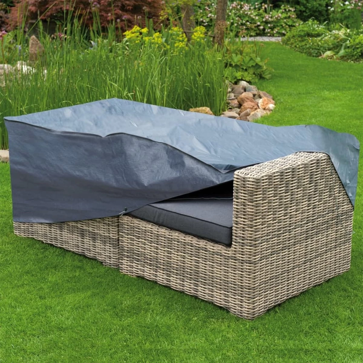 Nature - Tuinmeubelhoes - Beschermhoes Voor Loungebank - 2-zits - H60 X 170 X 90cm - Image 3