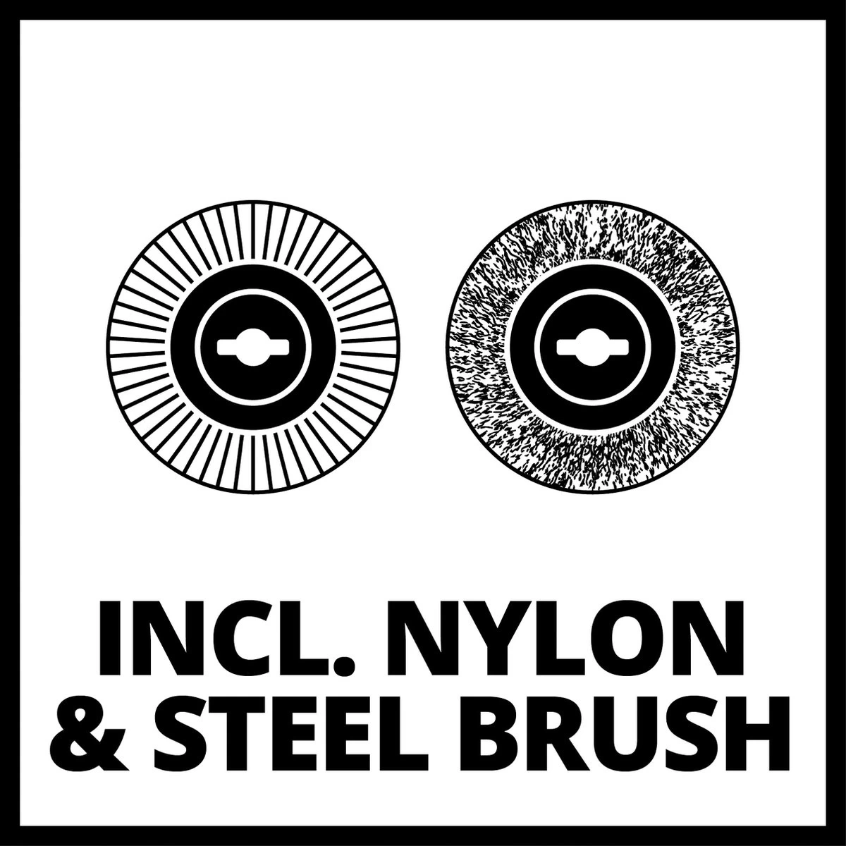 Einhell Accu Voegenreiniger GE-CC 18 Li-Solo Power X-Change (Li-Ion - 18 V - 1200 T/min - Borsteldiameter 10 Cm - Incl. Staal- En Nylonborstel - Zonder Accu En Lader) - Image 10