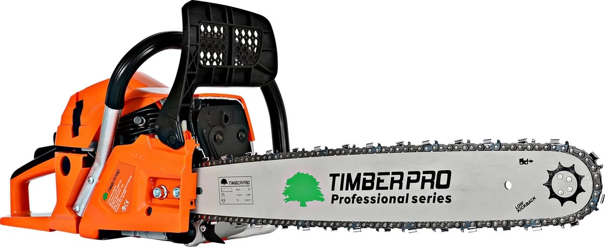 TIMBERPRO - Kettingzaag – Benzine - 62 Cc - Zwaardlengte 50 Cm - Transportzak - 2e Ketting - Image 2