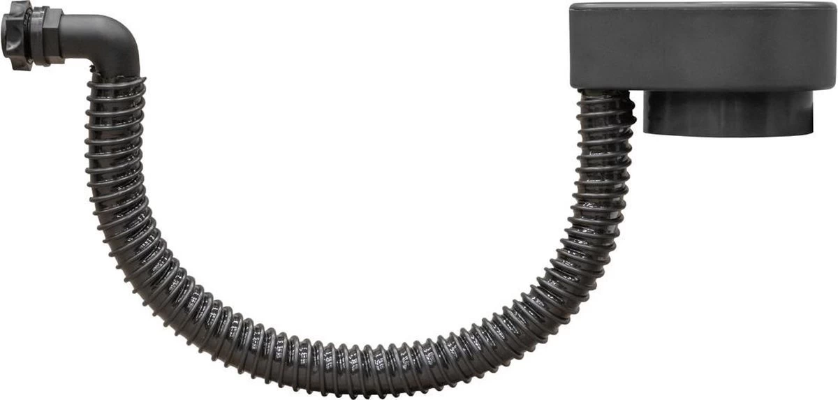 Luxe Voordeelset 100L Antraciet Rainsaver Regenton + Kraan + Voet + Vulautomaat| Muurmodel - Image 2