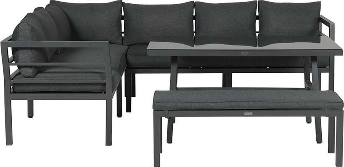 Blakes Lounge Diningset - 4 Delig - Donker Grijs - Image 3