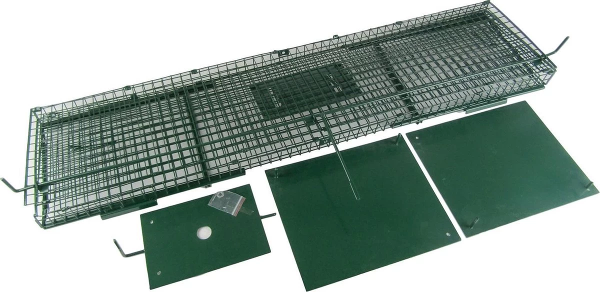 MaxxGarden Vangkooi Voor Dieren Van 60x18x20cm - Rattenval - Dubbele Ingang - Opvouwbaar - Image 8
