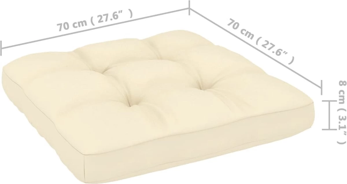 VidaXL 5-delige Loungeset Met Kussens Massief Grenenhout - Image 19